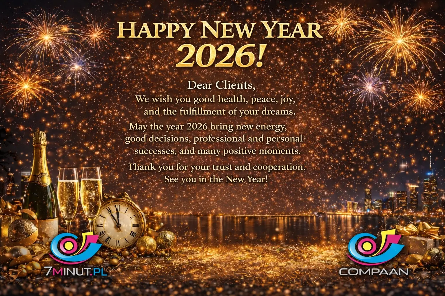 Holiday card – greetings from 7minut.pl and COMPAAN